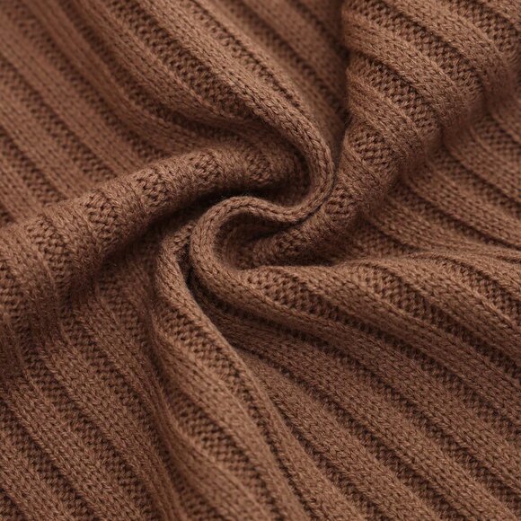 Camel Casual Women's Tie-Up Long Sleeve Knitted Cardigan And Knitted Pants Set - Picture 8 of 8